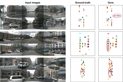 Teaser figure for Fast and Efficient Transformer-based Method for Bird's Eye View Instance Prediction